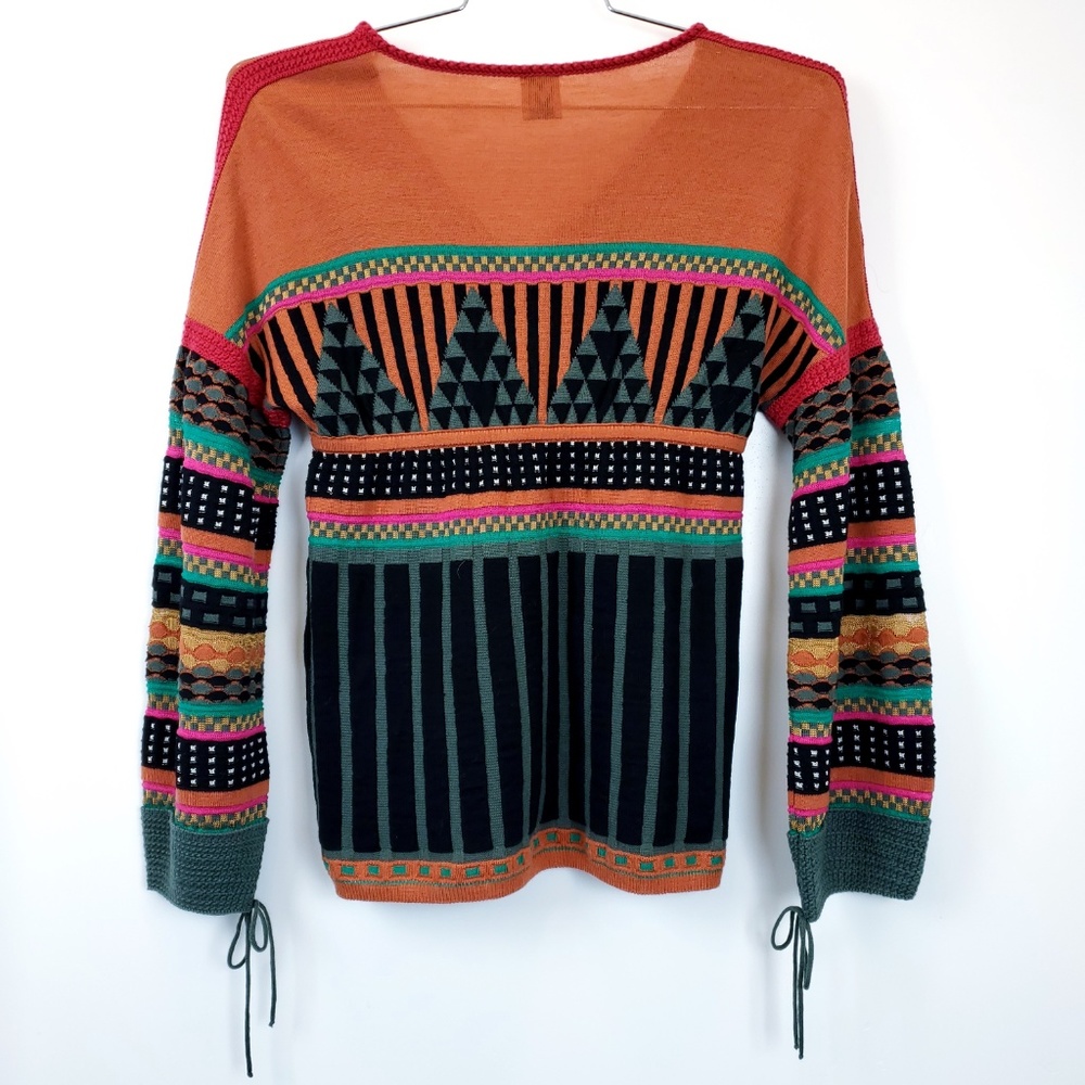 M Missoni Zigzag Pullover Long sleeve Knit Top - Picture 2 of 5